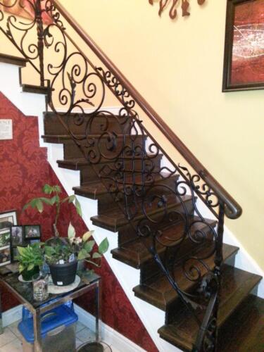 00264 Indoor Wrought Iron Railings
