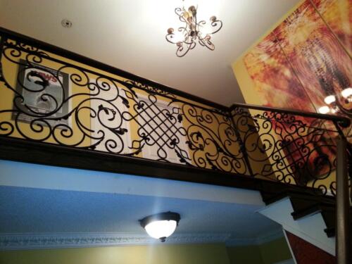 00265 Indoor Wrought Iron Railings