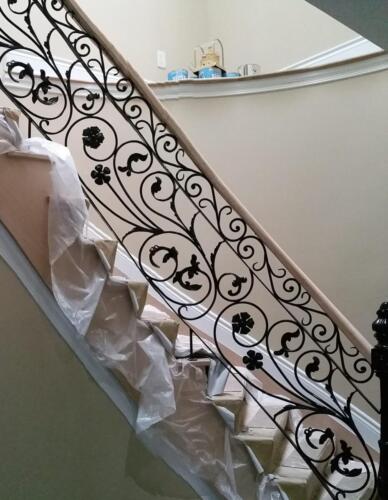00270 Indoor Wrought Iron Railings