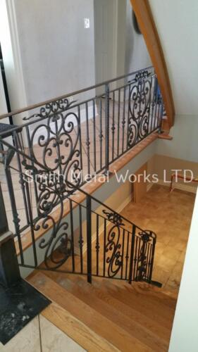 00276 Indoor Wrought Iron Railings