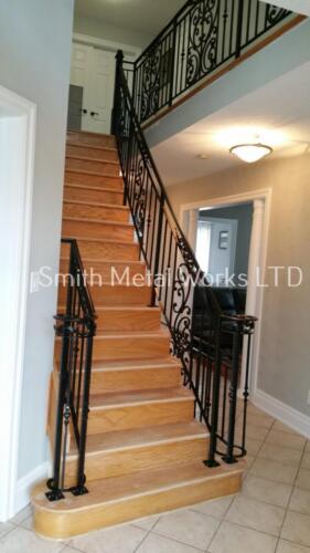 00277 Indoor Wrought Iron Railings