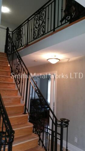 00278 Indoor Wrought Iron Railings
