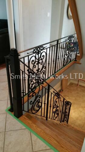 00279 Indoor Wrought Iron Railings