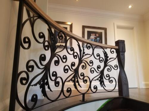 00286 Indoor Wrought Iron Railings