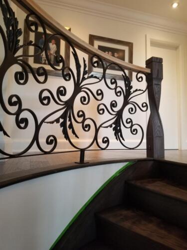 00287 Indoor Wrought Iron Railings