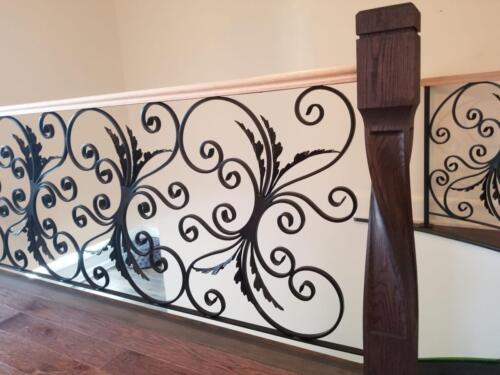 00288 Indoor Wrought Iron Railings
