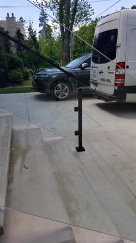 00738 Outdoor Glass Railings