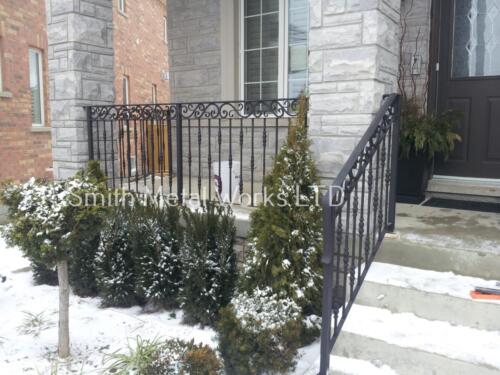 00864 Outdoor Porch Railings