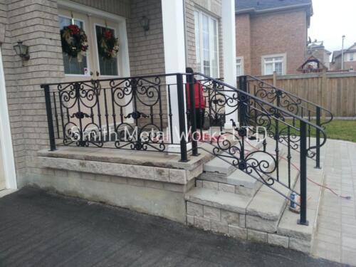 00885 Outdoor Porch Railings