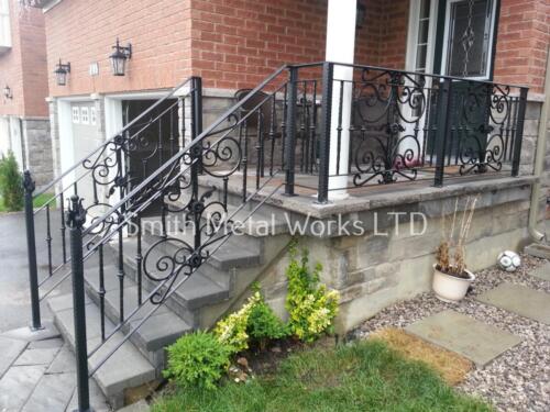 00889 Outdoor Porch Railings