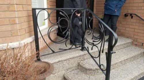 01353 Outdoor Wrought Iron Railings