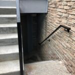 00801 Outdoor Handrails wrought iron security bars for windows-SmithMetalWorks.ca